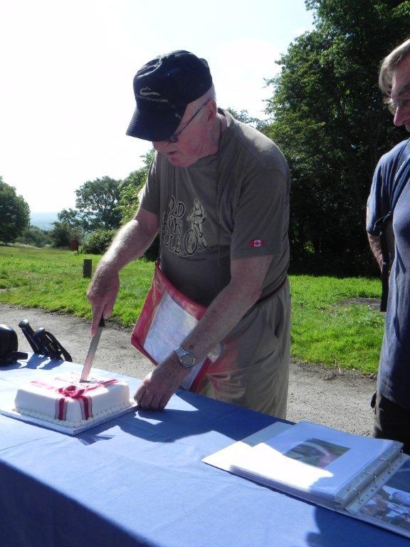Cutting the 30th Birthday Cake
